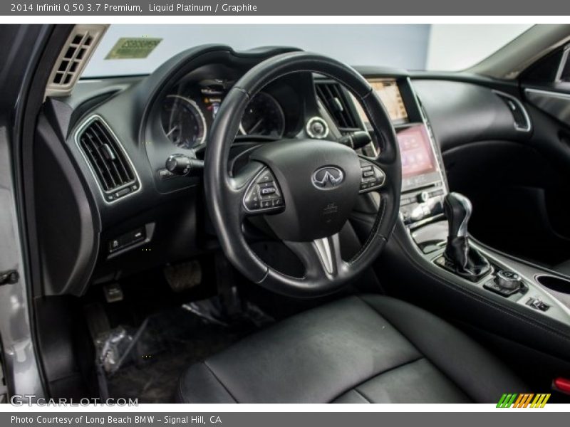 Liquid Platinum / Graphite 2014 Infiniti Q 50 3.7 Premium