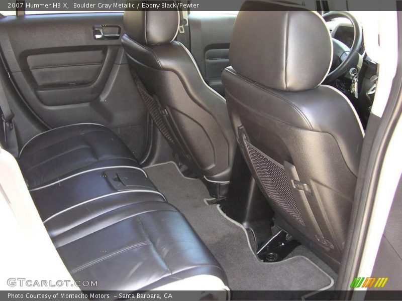 Boulder Gray Metallic / Ebony Black/Pewter 2007 Hummer H3 X