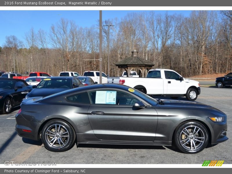 Magnetic Metallic / Ebony 2016 Ford Mustang EcoBoost Coupe