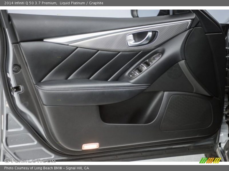 Liquid Platinum / Graphite 2014 Infiniti Q 50 3.7 Premium