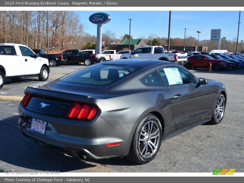 Magnetic Metallic / Ebony 2016 Ford Mustang EcoBoost Coupe