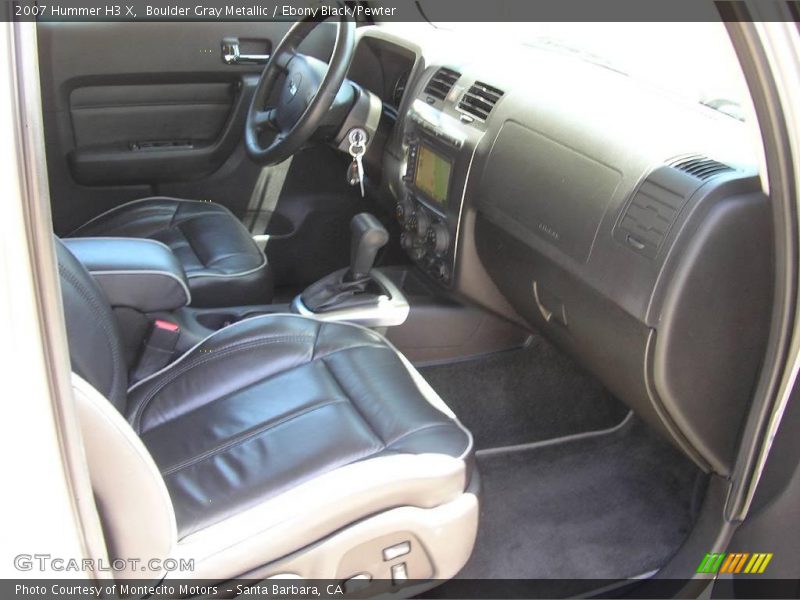 Boulder Gray Metallic / Ebony Black/Pewter 2007 Hummer H3 X