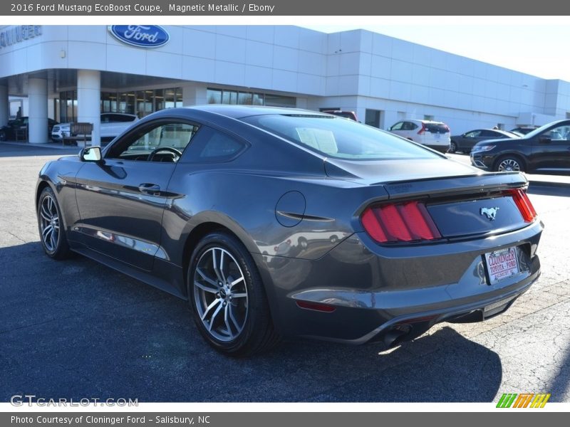 Magnetic Metallic / Ebony 2016 Ford Mustang EcoBoost Coupe