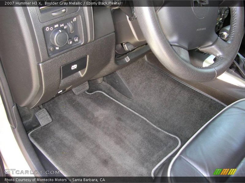 Boulder Gray Metallic / Ebony Black/Pewter 2007 Hummer H3 X