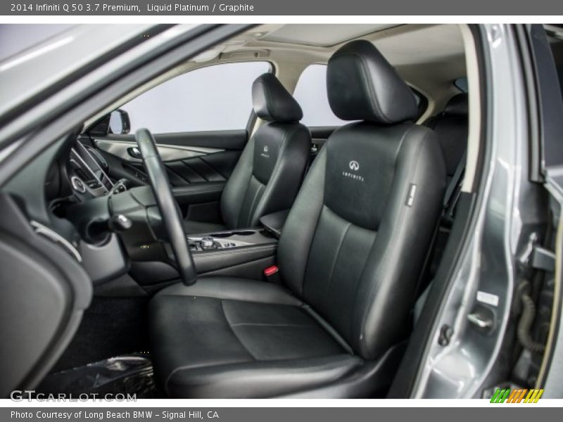Liquid Platinum / Graphite 2014 Infiniti Q 50 3.7 Premium