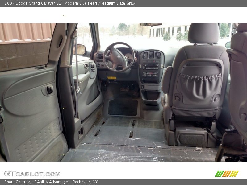 Modern Blue Pearl / Medium Slate Gray 2007 Dodge Grand Caravan SE