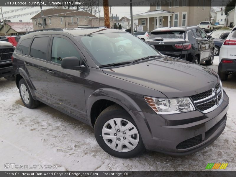 Granite Pearl / Black 2018 Dodge Journey SE