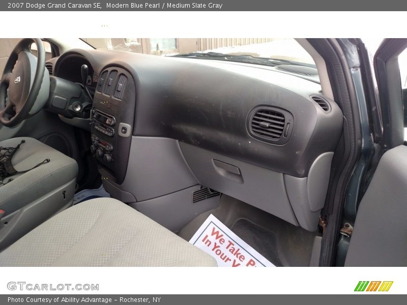 Modern Blue Pearl / Medium Slate Gray 2007 Dodge Grand Caravan SE