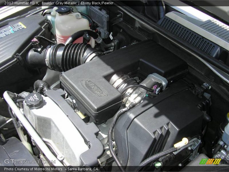 Boulder Gray Metallic / Ebony Black/Pewter 2007 Hummer H3 X