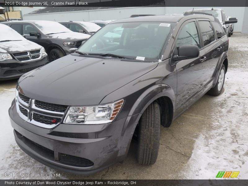 Granite Pearl / Black 2018 Dodge Journey SE