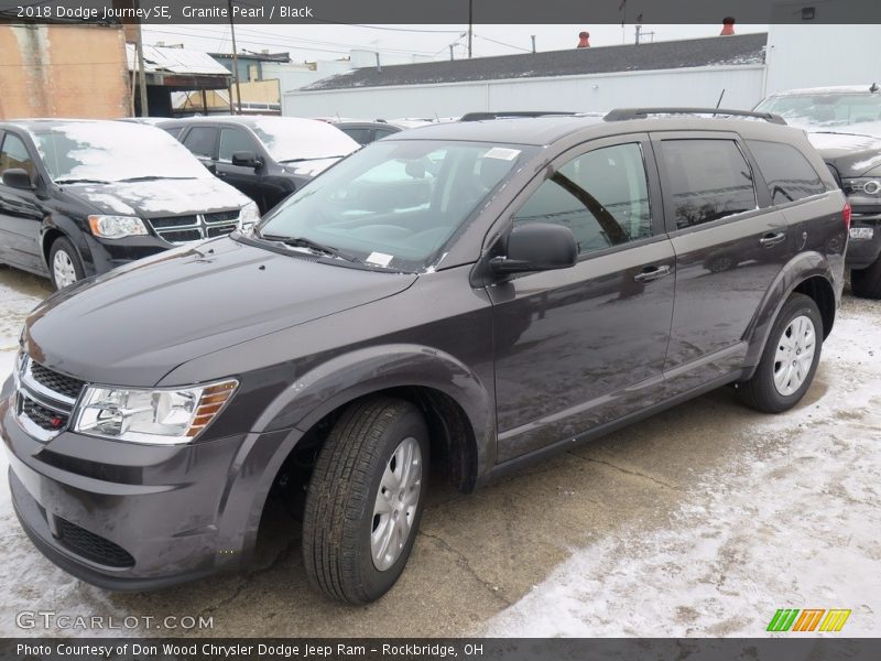 Granite Pearl / Black 2018 Dodge Journey SE