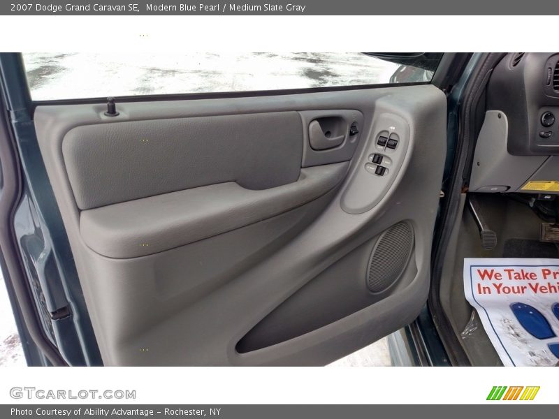 Modern Blue Pearl / Medium Slate Gray 2007 Dodge Grand Caravan SE