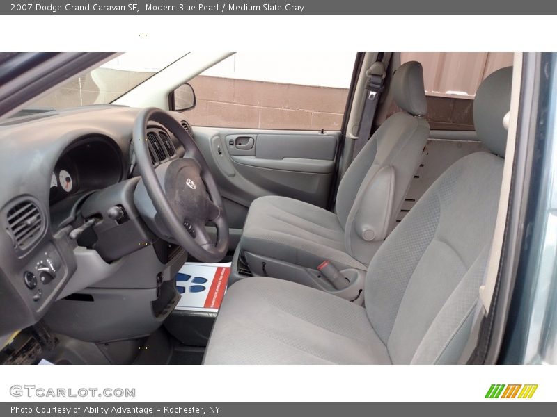 Modern Blue Pearl / Medium Slate Gray 2007 Dodge Grand Caravan SE