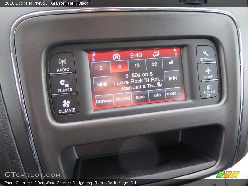 Granite Pearl / Black 2018 Dodge Journey SE