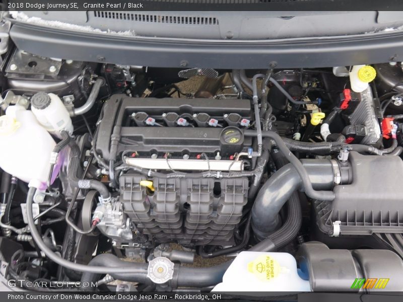 Granite Pearl / Black 2018 Dodge Journey SE