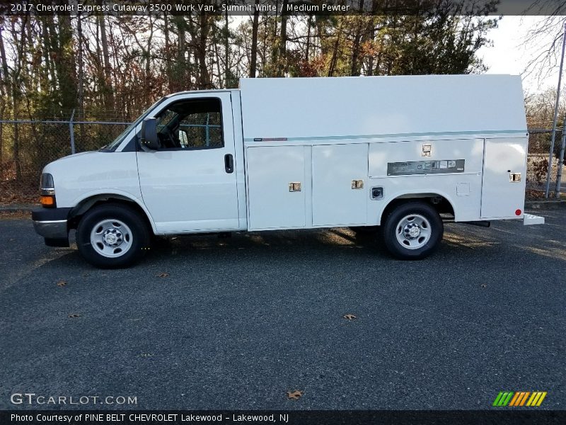 Summit White / Medium Pewter 2017 Chevrolet Express Cutaway 3500 Work Van