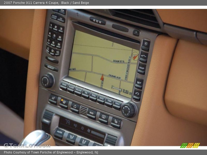 Black / Sand Beige 2007 Porsche 911 Carrera 4 Coupe