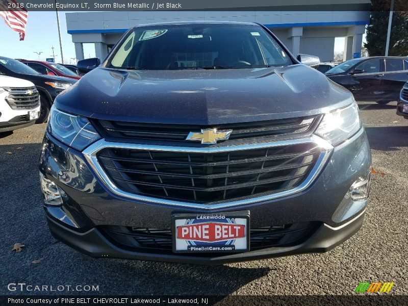 Storm Blue Metallic / Jet Black 2018 Chevrolet Equinox LT