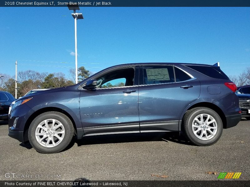 Storm Blue Metallic / Jet Black 2018 Chevrolet Equinox LT