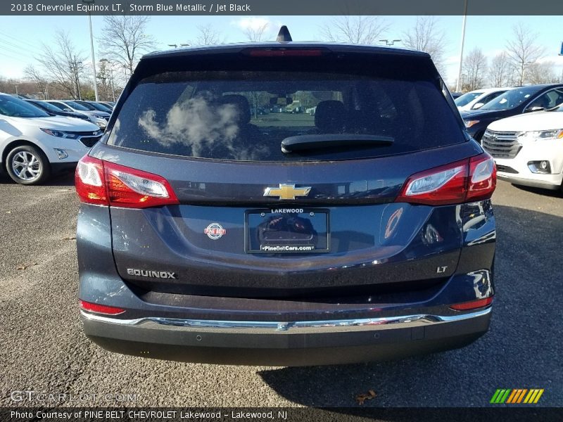 Storm Blue Metallic / Jet Black 2018 Chevrolet Equinox LT