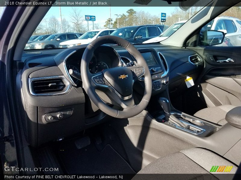Storm Blue Metallic / Jet Black 2018 Chevrolet Equinox LT