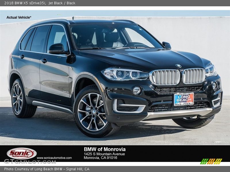 Jet Black / Black 2018 BMW X5 sDrive35i