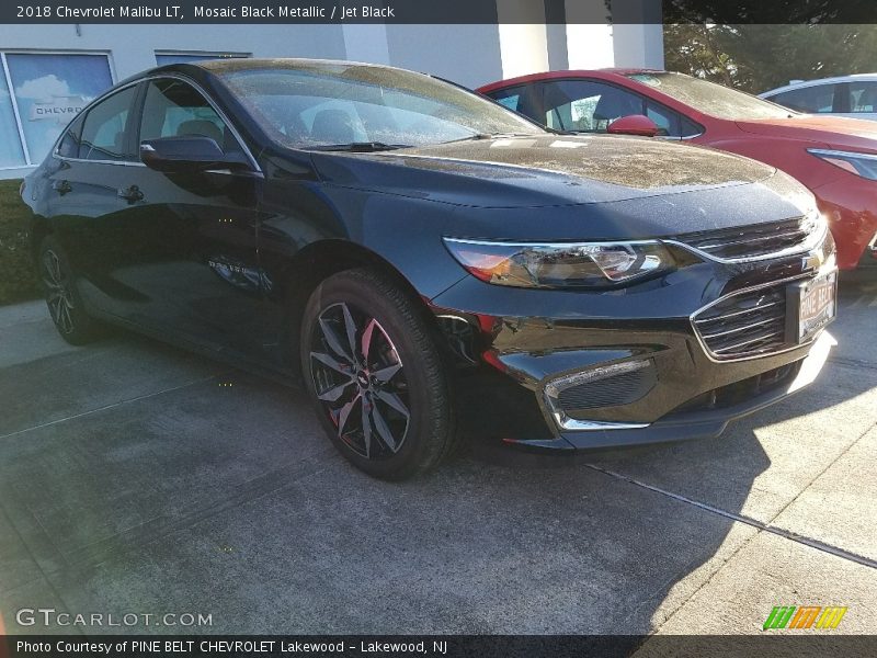 Mosaic Black Metallic / Jet Black 2018 Chevrolet Malibu LT