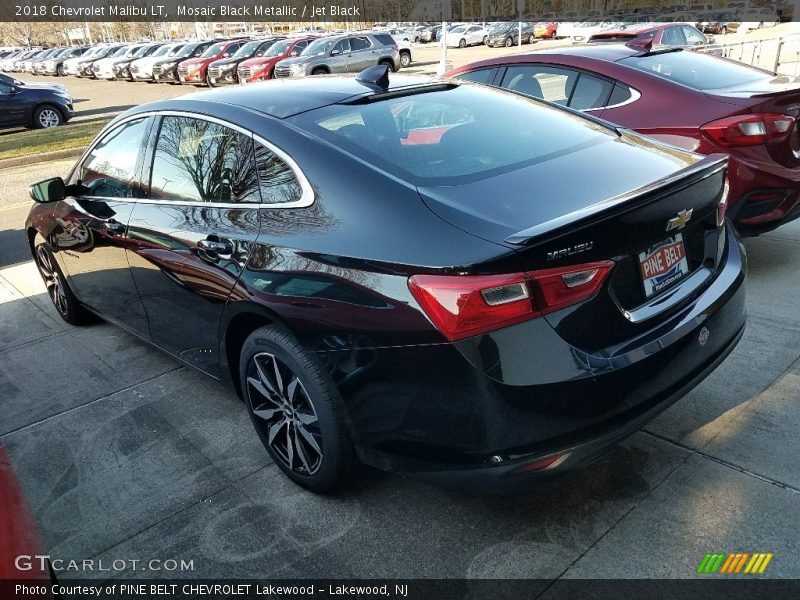 Mosaic Black Metallic / Jet Black 2018 Chevrolet Malibu LT