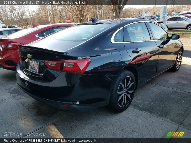 Mosaic Black Metallic / Jet Black 2018 Chevrolet Malibu LT