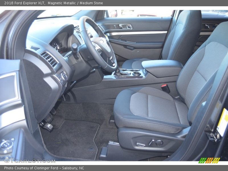 Front Seat of 2018 Explorer XLT