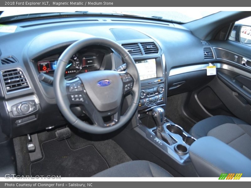 Dashboard of 2018 Explorer XLT