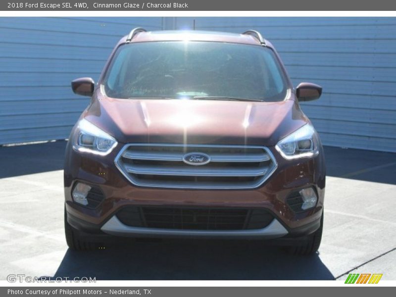 Cinnamon Glaze / Charcoal Black 2018 Ford Escape SEL 4WD
