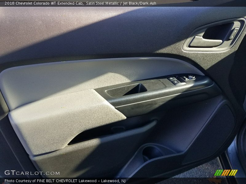 Satin Steel Metallic / Jet Black/Dark Ash 2018 Chevrolet Colorado WT Extended Cab