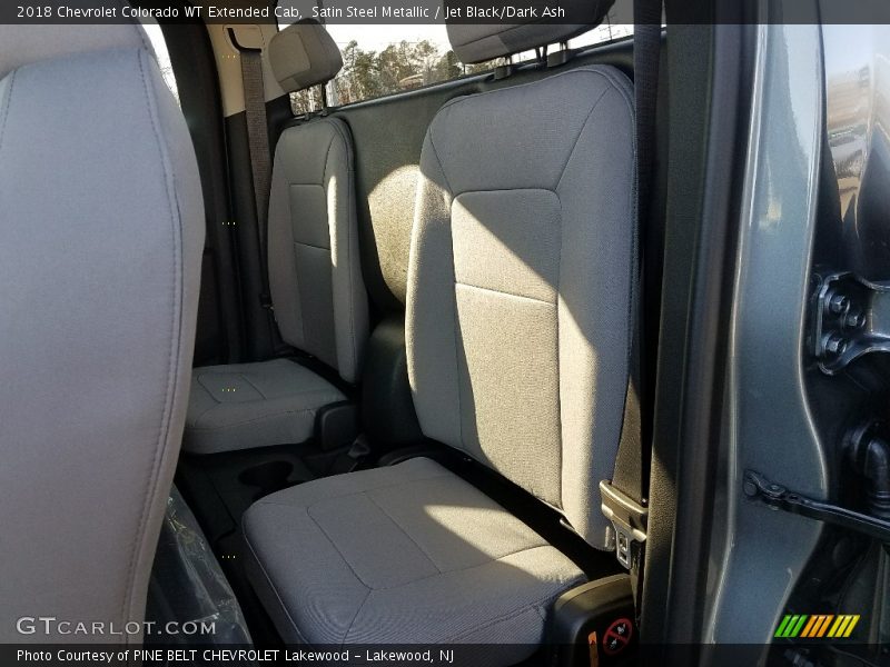 Satin Steel Metallic / Jet Black/Dark Ash 2018 Chevrolet Colorado WT Extended Cab