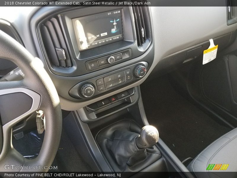 Satin Steel Metallic / Jet Black/Dark Ash 2018 Chevrolet Colorado WT Extended Cab