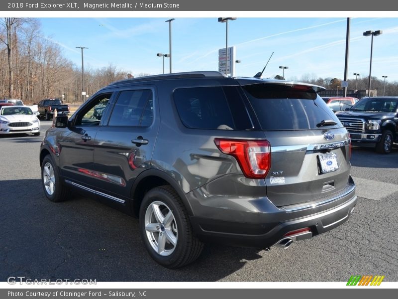 Magnetic Metallic / Medium Stone 2018 Ford Explorer XLT