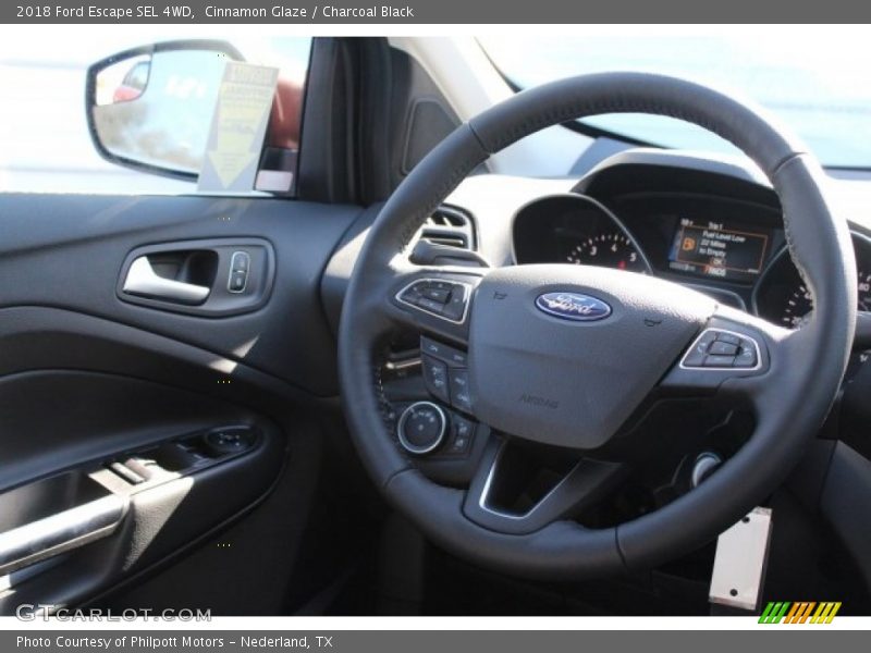 Cinnamon Glaze / Charcoal Black 2018 Ford Escape SEL 4WD