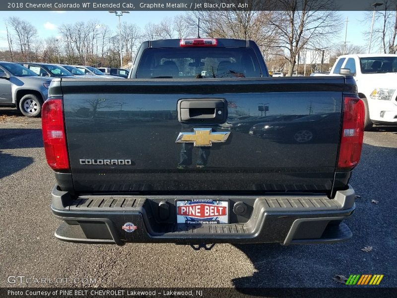Graphite Metallic / Jet Black/Dark Ash 2018 Chevrolet Colorado WT Extended Cab