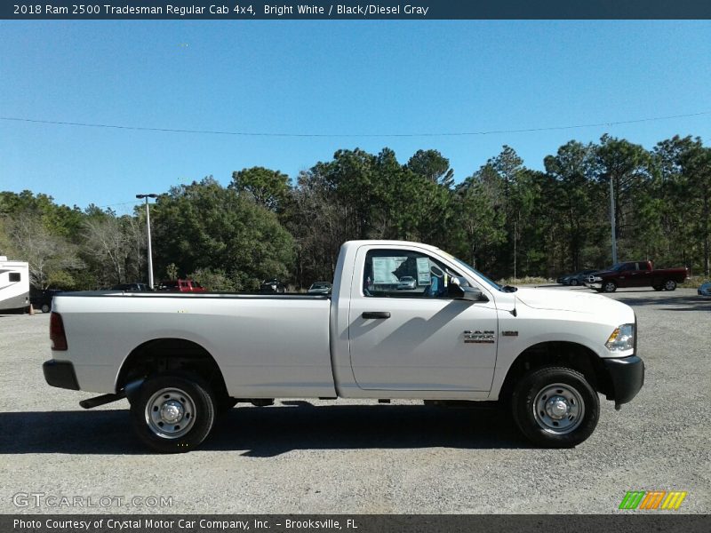 Bright White / Black/Diesel Gray 2018 Ram 2500 Tradesman Regular Cab 4x4