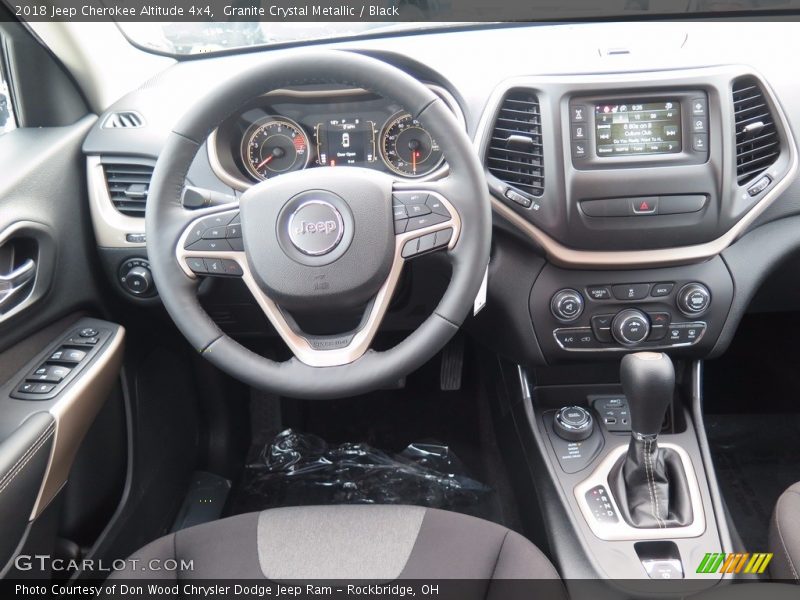 Granite Crystal Metallic / Black 2018 Jeep Cherokee Altitude 4x4