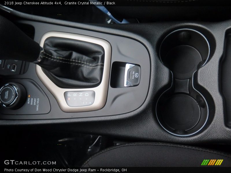 Granite Crystal Metallic / Black 2018 Jeep Cherokee Altitude 4x4