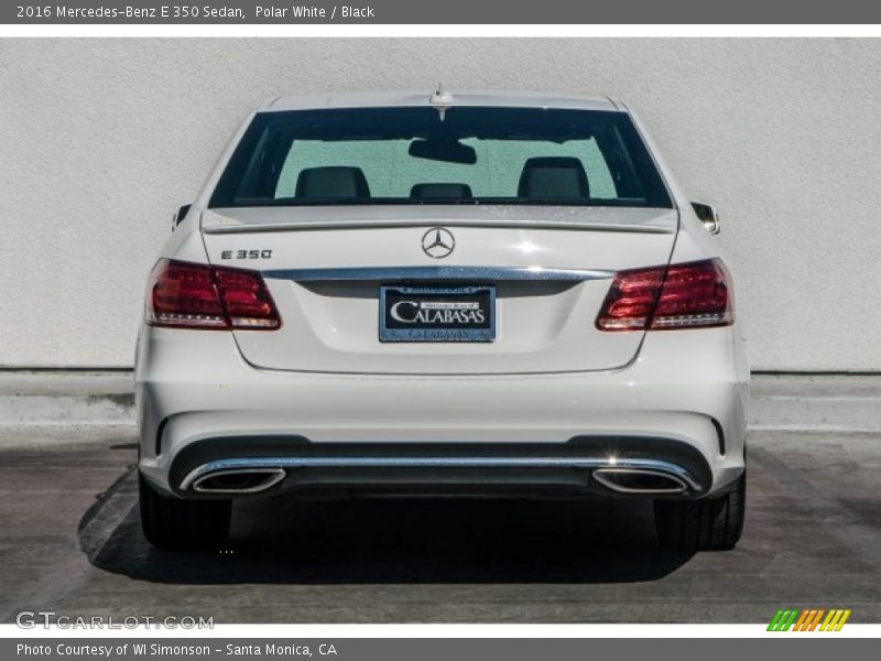 Polar White / Black 2016 Mercedes-Benz E 350 Sedan