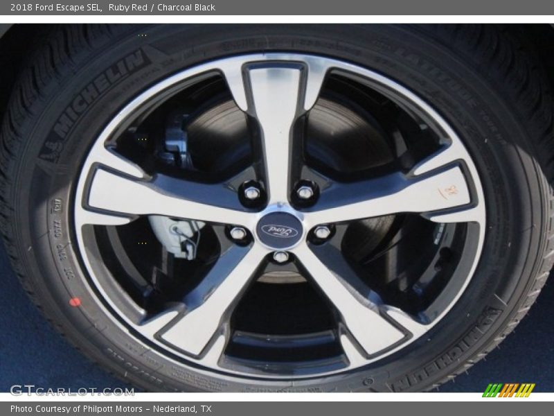 Ruby Red / Charcoal Black 2018 Ford Escape SEL