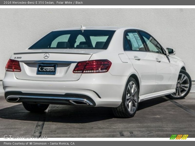 Polar White / Black 2016 Mercedes-Benz E 350 Sedan