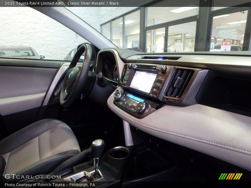Classic Silver Metallic / Black 2015 Toyota RAV4 Limited AWD