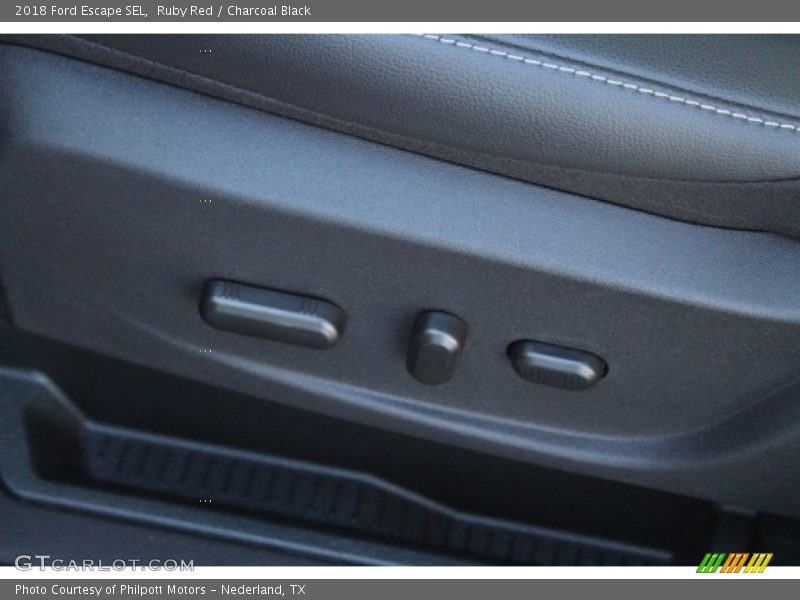 Ruby Red / Charcoal Black 2018 Ford Escape SEL