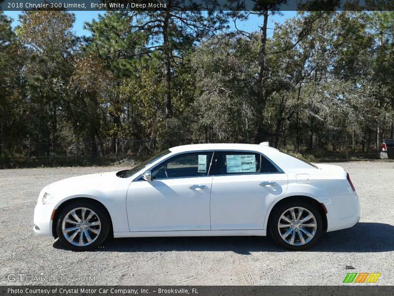 Bright White / Deep Mocha 2018 Chrysler 300 Limited