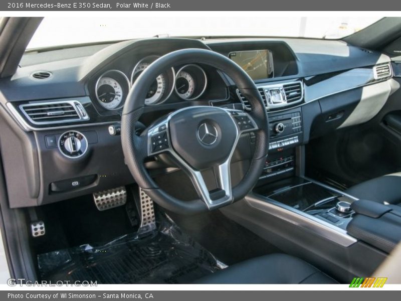 Polar White / Black 2016 Mercedes-Benz E 350 Sedan