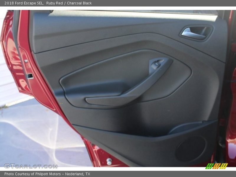 Ruby Red / Charcoal Black 2018 Ford Escape SEL