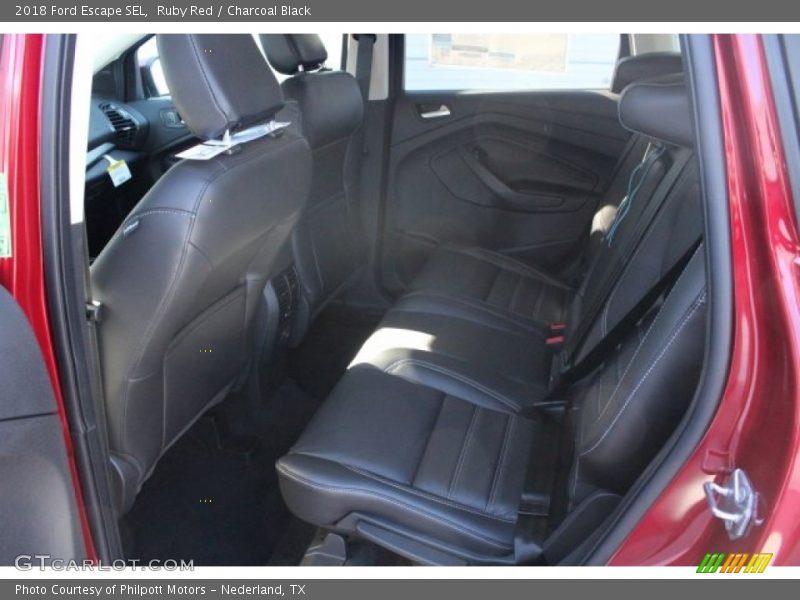 Ruby Red / Charcoal Black 2018 Ford Escape SEL